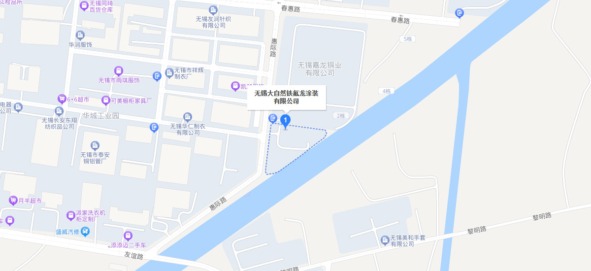 无锡大自然铁氟龙涂装有限公司电子地图